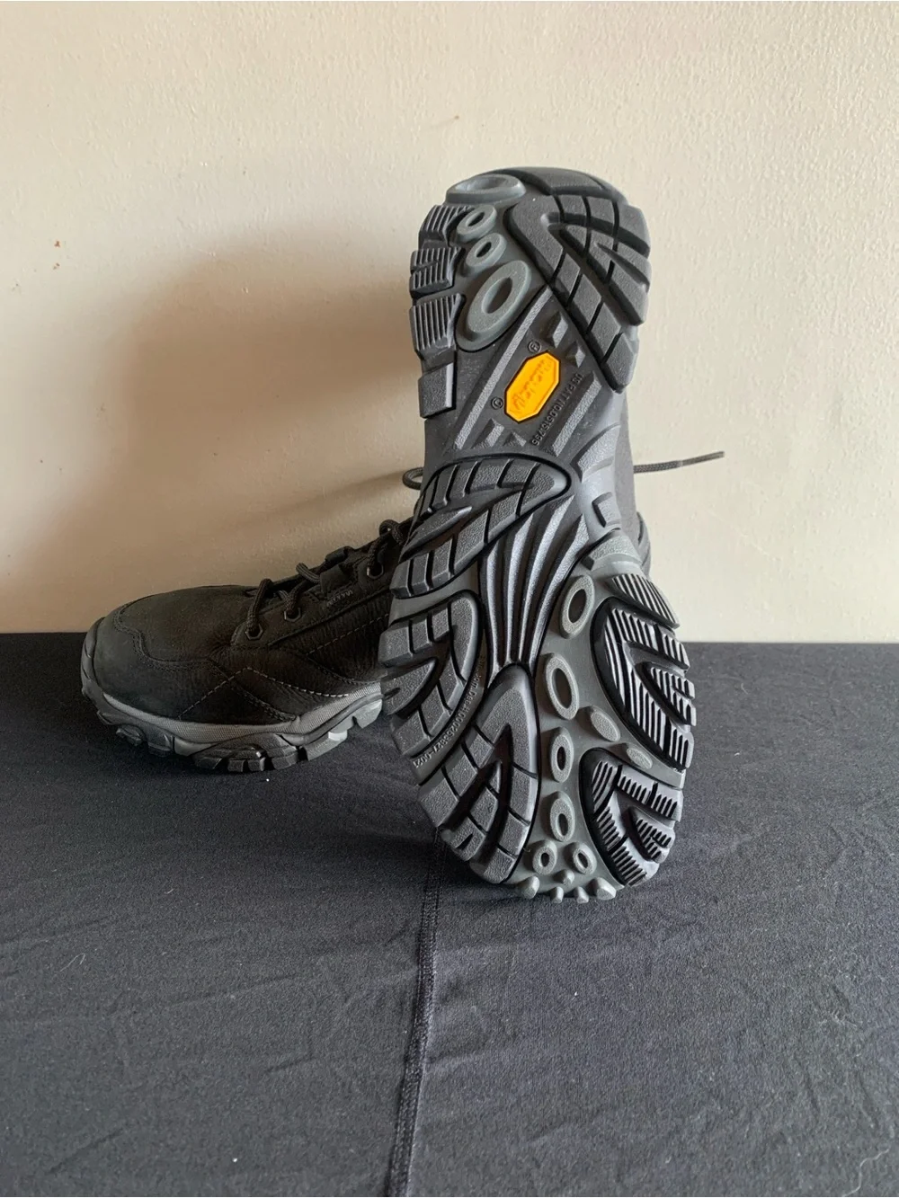 Merrell Men's Black Tactical Lace-Up Work Shoes